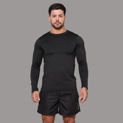Imagem de Kit 4 Camisetas Dry Fit Slim Manga Longa Para Treino Oferta