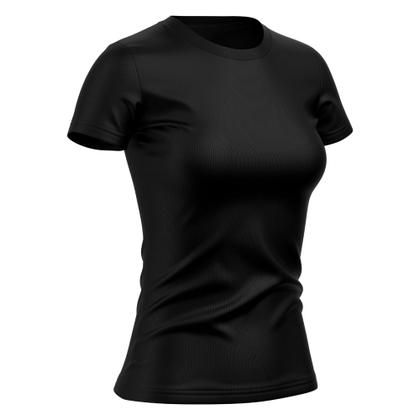 Imagem de Kit 4 Camisetas Feminina Dry Básica Lisa Proteção Solar UV Térmica Camisa Blusa