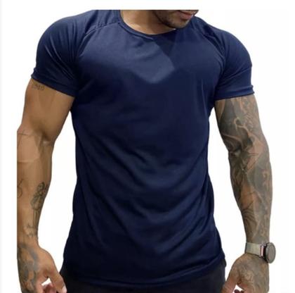 Imagem de KIT 4 Camisetas LISAS masculinas Dry Fit. Uso casual e esportivo, treino, academia.