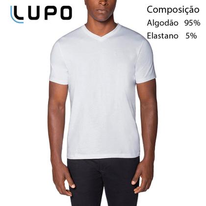 Imagem de Kit 4 Camisetas Lupo  Algodão com Elastano 75045-088