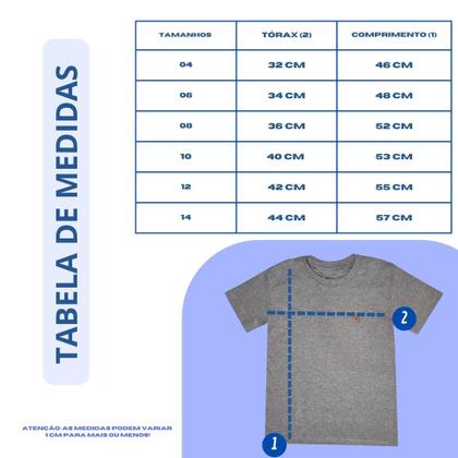 Imagem de Kit 4 Camisetas Manga Curta Juvenil Menino Lisa Roupa Verão Infantil Masculina T-shirt Básica Criança Tamanho 04-14