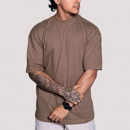Imagem de Kit 4 Camisetas Masculinas Oversized Manga Curta Larga Streetwear Moda Urbana Confortável Casual