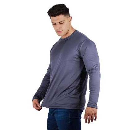 Imagem de Kit 4 Camisetas Masculinas Segunda Pele Térmica 50 UV Dry