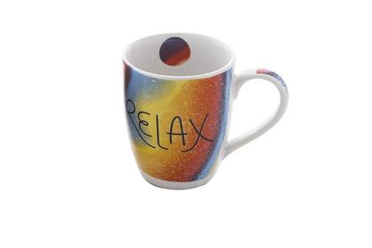 Imagem de Kit 4 caneca de ceramica 330 ml - good vibes com 2 mix