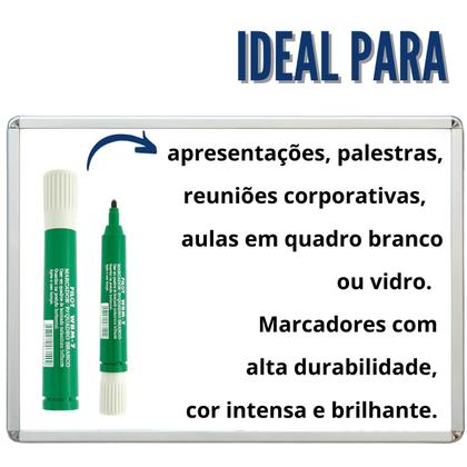 Imagem de Kit 4 Canetas Marcador para Quadro Branco WBM-7 com Refil de Tinta Recarga Original Pilot Ideal Escolas Escritórios