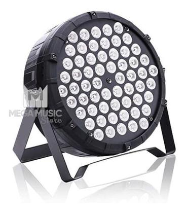 Imagem de Kit 4 Canhão Refletor Led Par 64 Rgbwa 60 Led 3w Ambar Dmx