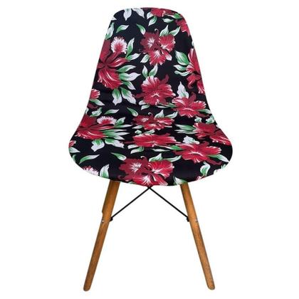 Imagem de Kit 4 Capa Cadeira Charles Eames Eiffel Pé Palito Malha