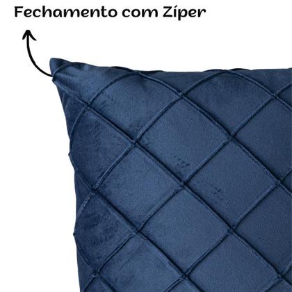 Imagem de Kit 4 Capa de Almofada 40 x40 Estampada Trabalhada Cantone Jolitex Cores