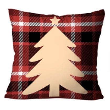 Imagem de Kit 4 capa de almofada Decorativa Feliz Natal Alta Qualidade