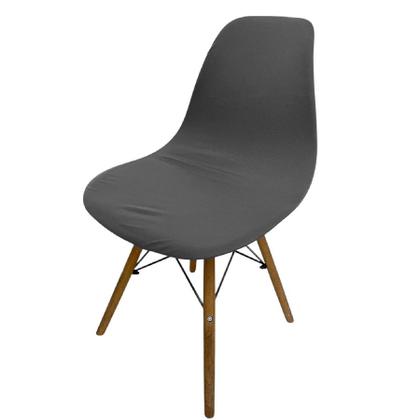 Imagem de Kit 4 Capa de Cadeira Charles Eames Eiffel Pé Palito Malha Lisa
