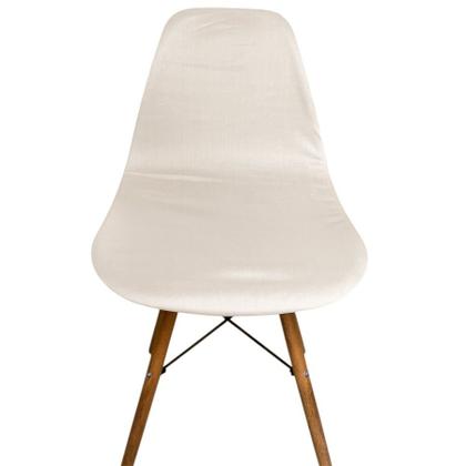 Imagem de Kit 4 Capa de Cadeira Charles Eames Eiffel Pé Palito Malha Lisa