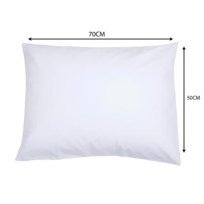 Imagem de Kit 4 Capa Impermeável Anti Ácaro Estilo Fronha Zíper 70cm x 50cm de Alta Qualidade