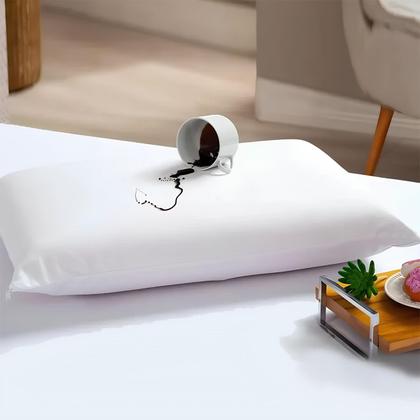 Imagem de Kit 4 Capa Impermeável Anti Ácaro Estilo Fronha Zíper 70cm x 50cm de Alta Qualidade