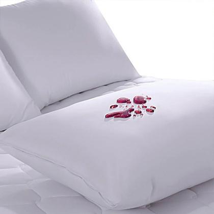 Imagem de Kit 4 Capa para Travesseiro Impermeavel Branca 49cm X 69cm Capas Proteção Fronha