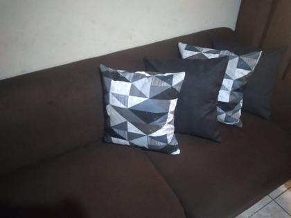 Imagem de Kit 4 Capas Almofadas Com Ziper Oculto Lindas Decorativas Sala Sofá Não Acompanha Refil