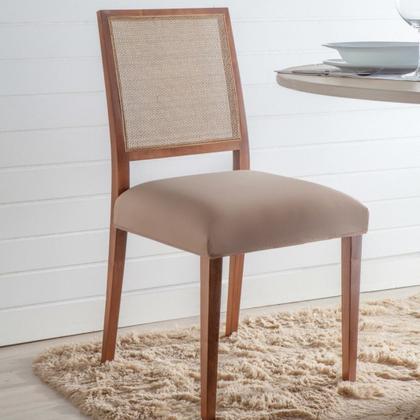 Imagem de Kit 4 Capas Assento Cadeira Jantar Mesa Cozinha Ajustável Fecho Fivela Protetora Elasticada Lisa