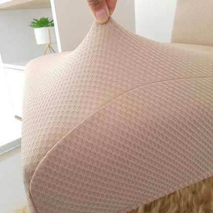 Imagem de Kit 4 Capas Cadeira Luxo Tecido Grosso Proteção Contra Pets