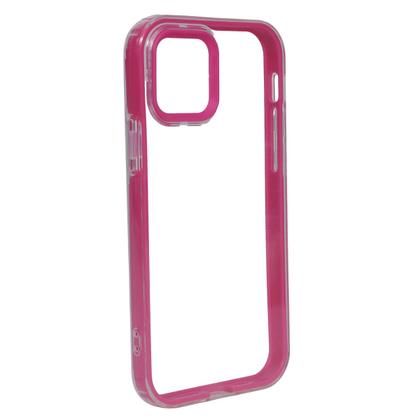 Imagem de Kit 4 Capas Case Transparente C/ Borda Compatível Iphone 12