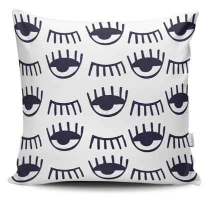 Imagem de Kit 4 Capas de Almofada Decorativas Estampadas - Olho Grego