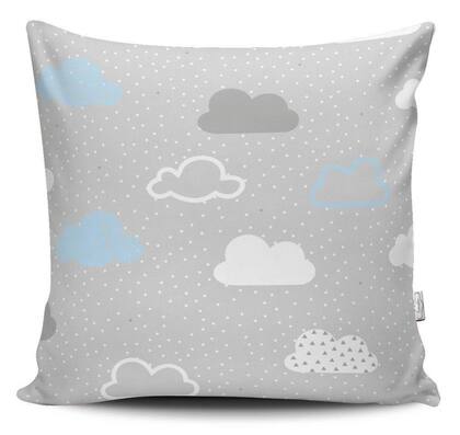 Imagem de Kit 4 Capas de Almofadas Decorativas Estampadas - Bebê Azul - VKAZA