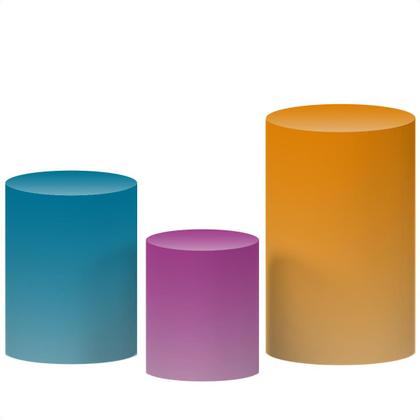 Imagem de Kit 4 Capas Decorativas Para Festa de Aniversário Várias Estampas Tecido Premium Para Comemorações