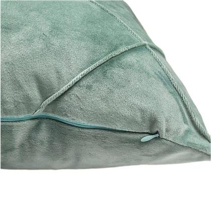 Imagem de Kit 4 Capas para Almofada Drapeada em Veludo Quadrada Várias Cores