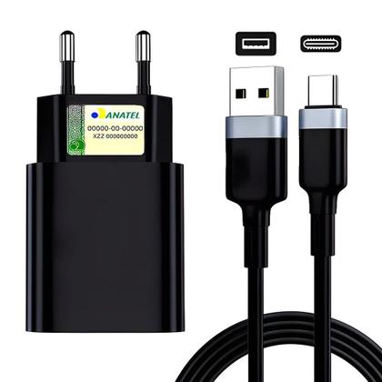 Imagem de Kit 4 Carregador Rapido Tipo C USB Cabo Super Rapido 2.4A