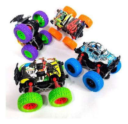 Imagem de Kit 4 Carrinho Monster Truck Fricção Color Pick Up Hip Hot Cor Coloridos