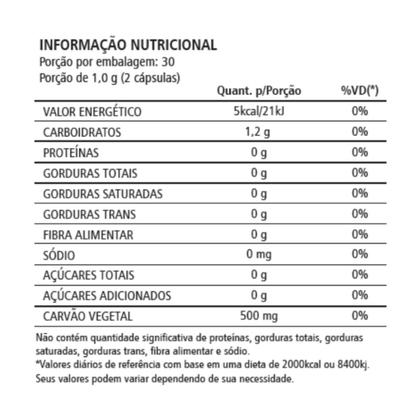 Imagem de Kit 4 Carvão Vegetal Ativado Puro Suplemento Alimentar Natunéctar Legitimo Mineral Pó Original 240 Cápsulas