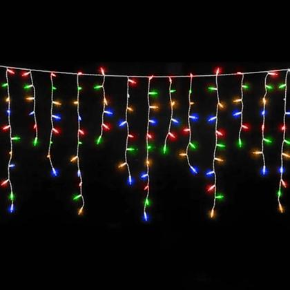 Imagem de Kit 4 Cascata 400 Leds Função Colorido Prova d Agua 9,5m Bivolt