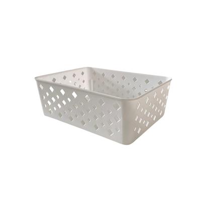 Imagem de Kit 4 Cestos Multiuso Organizador Empilhável Gaveta 19x14x6