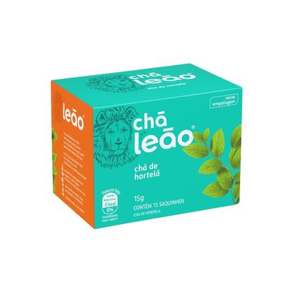 Imagem de Kit 4 Chá Leão Hortelã 15 Sachês 15g
