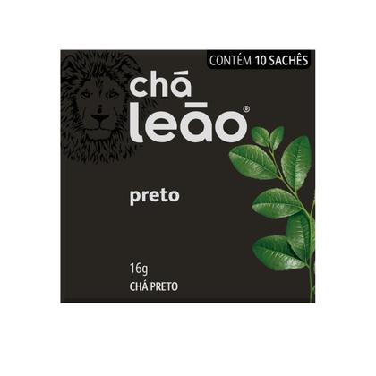Imagem de Kit 4 Chá Leão Preto 10 Sachês 16g