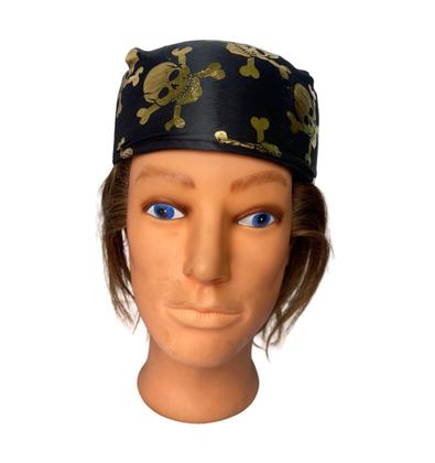 Imagem de Kit 4 Chapéus de Pirata Coquinho Bandana Estampado Sortido