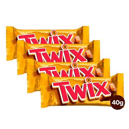 Imagem de Kit 4 Chocolate Twix Original 40g