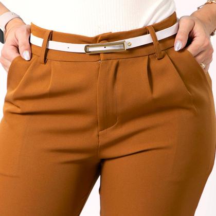 Imagem de Kit 4 Cinto Feminino Fino Elegante material sintético Social