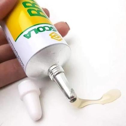 Imagem de KIT 4 COLA VINIL EXTRA 75G emendo Reparo Piscina Lona Barraca Boia BRASCOLA