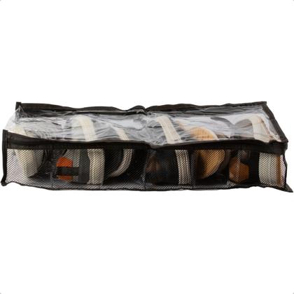 Imagem de Kit 4 Colmeia Fechada Organizadora G Sapatos Salto Tenis Roupas Toalhas Lençol Acessórios com Zíper