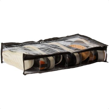 Imagem de Kit 4 Colmeia Fechada Organizadora G Sapatos Salto Tenis Roupas Toalhas Lençol Acessórios com Zíper