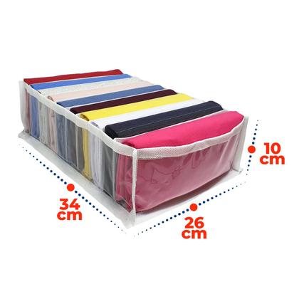 Imagem de Kit 4 Colmeia Organizador de Gaveta para Camiseta, Calça Legging, Pijama de Verão