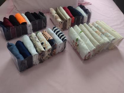 Imagem de kit 4  Colmeia Organizadora Transparente sem bordas 