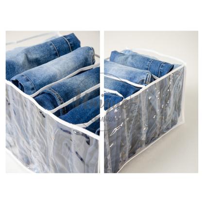 Imagem de Kit 4 Colmeias Organizadoras Gg (40x25x20) - Calça Jeans Toalha