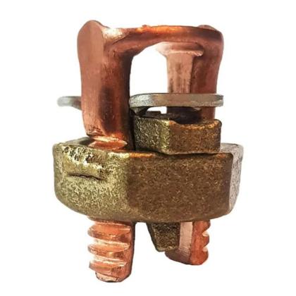 Imagem de Kit 4 conector bimetalico split bolt parafuso fendido 16mm mci