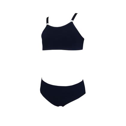 Imagem de Kit 4 Conjunto Calcinha e Sutiã sem Bojo Infantil Algodão