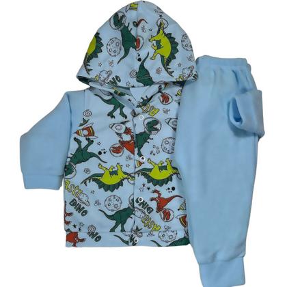 Imagem de Kit 4 Conjunto Inverno Infantil Bebe Soft Roupa Frio Menino Menina