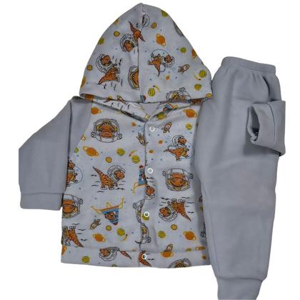 Imagem de Kit 4 Conjunto Inverno Infantil Bebe Soft Roupa Frio Menino Menina
