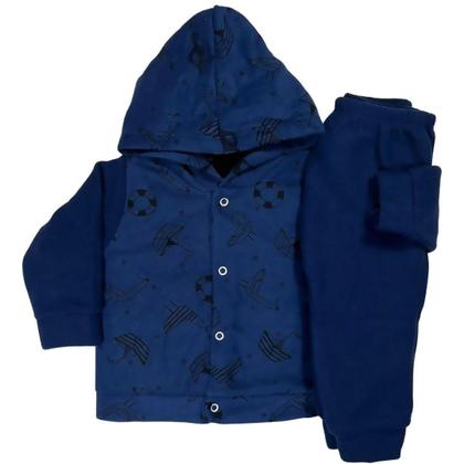 Imagem de Kit 4 Conjunto Inverno Infantil Bebe Soft Roupa Frio Menino Menina