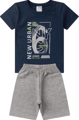 Imagem de Kit 4 Conjunto Juvenil Masculino Menino de Verão Roupa Calor