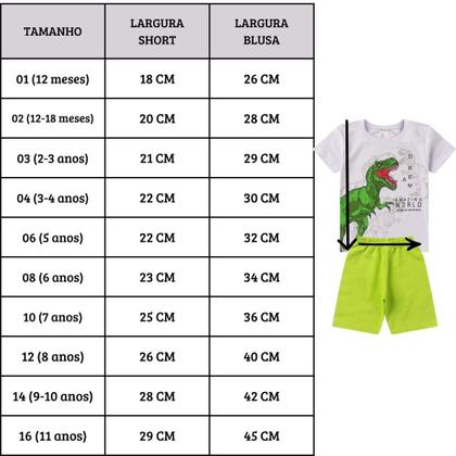 Imagem de Kit 4 Conjunto Juvenil Masculino Menino de Verão Roupa Calor