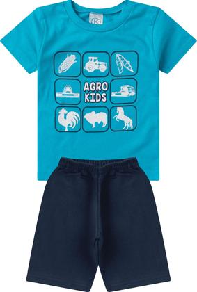 Imagem de Kit 4 Conjunto Juvenil Masculino Menino de Verão Roupa Calor